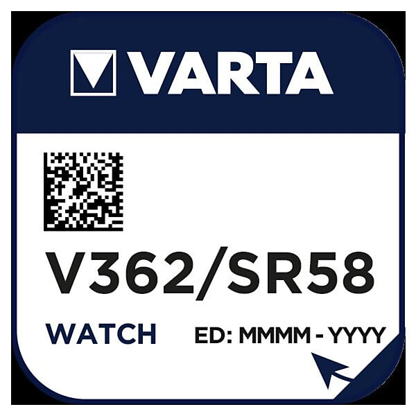 VARTA Uhren-Batterie 1,55V/21mAh/Silber V 362 Stk.1